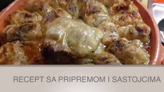 Recept DOMAĆE SARME  DOMAĆA SARMA od kiselog kupusa [upl. by Pollak]