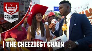 The Cheeziest Chain Celebrating fans who are Feelin the Cheeziest  Countdown to GameDay [upl. by Ednew]