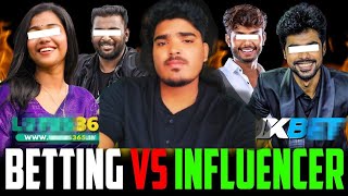 BETTING vs INFLUENCER  FAKE PROMOTION ON SOCIAL MEDIA INFLUENCERS  BETTING EXPOSED STOPCASINO [upl. by Imekawulo517]