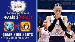 ADU VS NUNS Full Game Highlights  Game 2 FINALS  UAAP Season 86 Girls Volleyball  Juniors Div [upl. by Yor43]