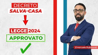 LEGGE 2024  Decreto SALVACASA  Spiegazione completa  Trade Real Estate [upl. by Emanuela361]