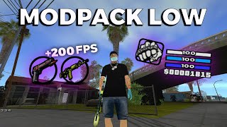 GTA SAMP MODPACK GANGSTER HIGH FPS FOR LOW END PC [upl. by Telrats975]