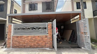 BRIA HOMES SANTA MARIA BULACAN Update Wow MAY GATE NA NAINSTALLED NA RIN ANG METAL SPANDREL [upl. by Bray91]