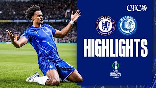 Chelsea 42 Gent  BLUES beat Belgian Buffalos  HIGHLIGHTS  UEFA Europa Conference League 2425 [upl. by Dlorad784]