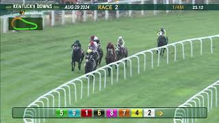 Tiztastic wins race two on August 29 at Kentucky Downs [upl. by Rudyard307]