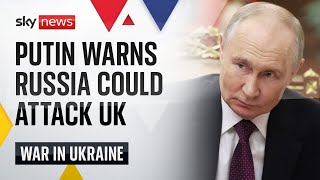 Putin warns he could use new missile to attack US and UK military facilities  Ukraine War [upl. by Juan]