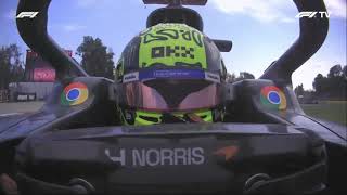 Lando Norriss PostRace Radio  Italian GP 2024 [upl. by Eiclehc]