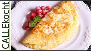 Süßes Omelette zubereiten  Omas Rezept einfach selber machen [upl. by Thissa]