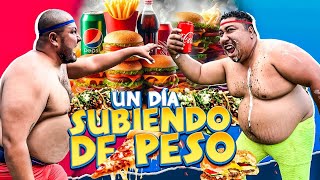 🔥RETO UN DIA SUBIENDO DE PESO CON EL CREW RETOJORJAIS NUEGADO VS BIG MOLINA🔥 [upl. by Ennahteb]