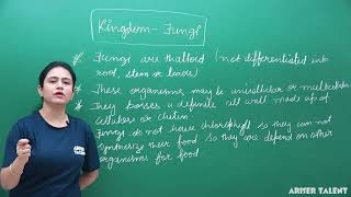 Diversity in Living Organisms  Kingdom Fungi  Complete English Medium  Class 9 Term 1  AT [upl. by Simdars]