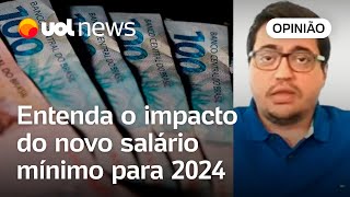 Salário mínimo Reajuste segue política aprovada pelo governo entenda  Felipe Salto [upl. by Von]