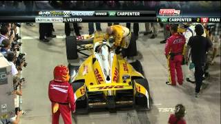 2012 IndyCar MAVTV 500 Fontana Final Laps  Championship Decider [upl. by Jean-Claude]