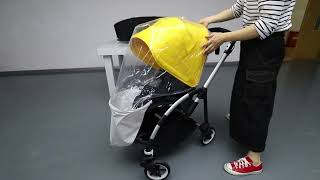 Bugaboo Bee Raincover Assembling Video [upl. by Inez]