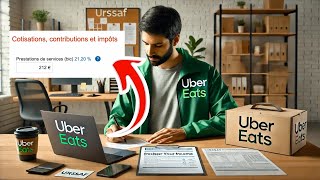 Comment déclarer ses revenus dUBER EAT  Tutoriel 2024 [upl. by Annol]