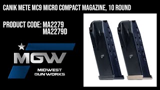 Canik METE MC9 Micro Compact Magazine 10 Round [upl. by Ialokin197]