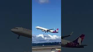 Hawaiian airlines a321neo to Kahului HI 61824 [upl. by Borszcz]