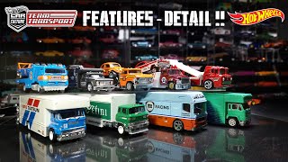 Hot Wheels Trucks and Trailers Team Transport Collection Truckin Transporters 2021 features detail [upl. by Zhang]