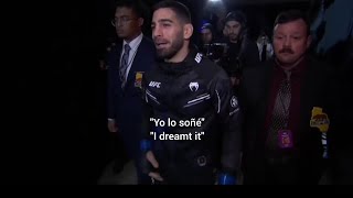 Ilia Topuria quotYo lo soñéquot  Entrada UFC 298 [upl. by Enimaj]