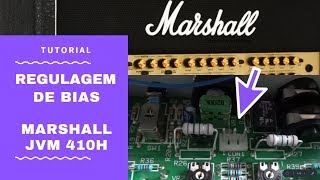 Regulagem de Bias  Marshall JVM 410H [upl. by Rebme]