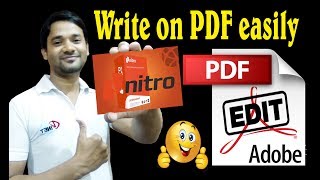 How to Edit PDF Offline Bengali  Best PDF Editing Software  Review Nitro Pro [upl. by Gaillard621]