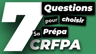 Comment jai choisi ma prépa CRFPA [upl. by Malek885]