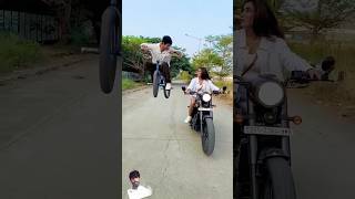 Girl bike ride automobile bmxcyclestunt foryou [upl. by Centeno]