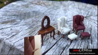 148 14quot quarter scale dollhouse miniature by minilandca  The Center For Hand Crafted Minitures [upl. by Imhsar891]