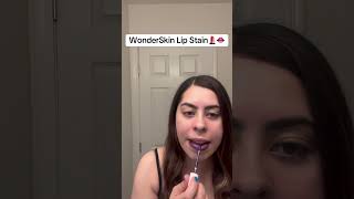 WonderSkin Lip Stain Shade Romance💄❤️ lipstain lipsticklover wonderskin [upl. by Hewe250]