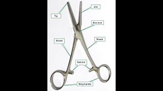 Artery Forceps  SpencerWells Haemostatic Forceps  Instrument Parts uses [upl. by Lorrimor]