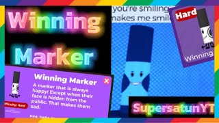 NEW WAY TO GET ‘Winning’ MARKER  ROBLOX Find The Markers [upl. by Ardnaeel]