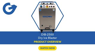 Goodway®  DIB2500 Dry Ice Blaster Overview [upl. by Kavita]