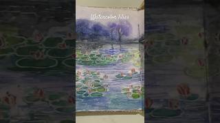 watercolordrawing watercolor acuarela aesthetic aquarela sketchbookart sketchbookideas art [upl. by Eissel]