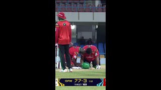 Azam Khans FRIGHTENING wicket 🫣 [upl. by Thrasher2]