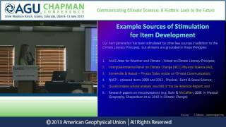 AGU Chapman Conference  Climate Science Cherilynn Morrow [upl. by Nileuqay]