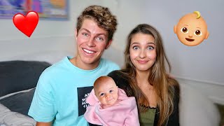 BECOMING PARENTS TO BABY FOR 24 HOURS Ft Lexi Rivera [upl. by Nocam]