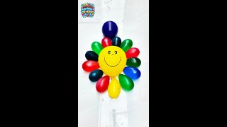 ASMR Various Water Colors  Happy Smiling Balloon Pop Reverse asmr balloonpopping [upl. by Eserahs]