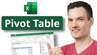 Pivot Table Excel  StepbyStep Tutorial [upl. by Gavette343]