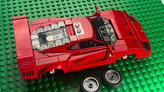 Lego Ferrari F40 Speed Build [upl. by Katy]