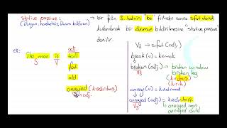 PASSIVE stative passive nedir 10 [upl. by Puri476]