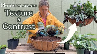 Planting a Stunning Hanging Basket for Part Shade  Container Gardening Tips amp Fertilizing Guide 🪴 [upl. by Annaerb]