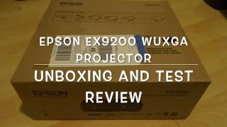 Epson EX9200 Projector Unboxing  Review [upl. by Starr213]