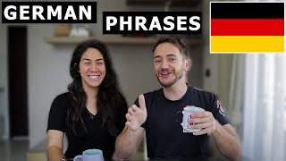 10 GERMAN PHRASES Every Traveler Should Know Basic German [upl. by Reivad]