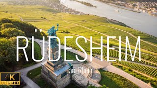 Rüdesheim am Rhein Germanys Wine Paradise  🇩🇪 Walking Tour 2023  4K 60fps HDR [upl. by Neyr]