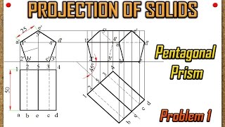 Projection of SolidsProblem 1 in AUTOCAD [upl. by Ahsienel601]