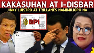 LAGOT NA TRILLANES AT JINKY LUISTRO WALA NG TAKAS KAKASUHAN AT IPADISBAR NI PRRD [upl. by Nirat]