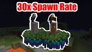 Minecraft but its 30x the spawnrate [upl. by Marsland905]