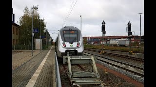 Zugmitfahrt  S3 Halle Saale  Geithain  Teil 1 HalleSHbf  LeipzigConnewitz 31102017 [upl. by Ahsinelg]