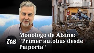 Alsina desde la la zona cero de la DANA quotPrimer autobús desde Paiportaquot [upl. by Drofyar]