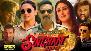 Singham Again Full Movie In Hindi  Ajay Devgn  Akshay Kumar  Ranveer  Kareena Review amp Details [upl. by Adiasteb]