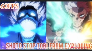 Shoto Protect Dabi amp Endeavour from Exploding Great Glacial Aegir Froze Toya My Hero Academy s7ep20 [upl. by Rumit]